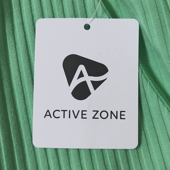 Women's‎ New With Tag Active Zone Size 2X Green Ribbed Shorts - Picture 15 of 16